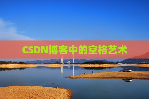 CSDN博客中的空格艺术